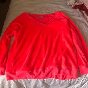 Neon bright pink sweater!